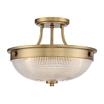 Потолочный светильник со стеклянным плафоном в виде купола Quoizel варинант исполнения - 11 | Loft Concept в Воронеже