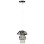 Подвесной светильник Black Grey Mesh Tube Lampshade Hanging Lamp варинант исполнения - 2 | Loft Concept в Воронеже