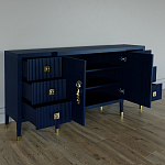 Большой Комод-буфет Elsa Dreams Blue с ящиками варинант исполнения - 6 | Loft Concept в Воронеже