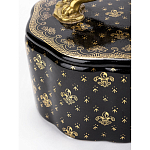 Шкатулка черного цвета с крышкой с фигуркой льва Eden Garden варинант исполнения - 3 | Loft Concept в Воронеже