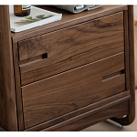 Вешалка деревянная с 2- мя ящиками Moon Walnut Furniture варинант исполнения - 8 | Loft Concept в Воронеже