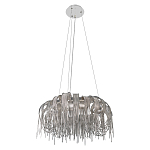 Люстра круглая подвесная с металлическими дугами и длинными цепочками 80 см Atlantis Chain варинант исполнения - 4 | Loft Concept в Воронеже