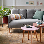 Кашпо из металла Elevated Planters красное варинант исполнения - 3 | Loft Concept в Воронеже