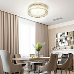 Потолочный светильник Stephane Glass Gold Ceiling Lamp 50 варинант исполнения - 2 | Loft Concept в Воронеже