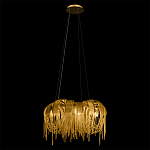 Люстра подвесная круглая с изогнутыми металлическими дугами и ниспадающими цепочками 65 см Atlantis Chain варинант исполнения - 3 | Loft Concept в Воронеже