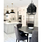 Люстра черная с несколькими ярусами деревянных палочек Bright Wooden Chandelier варинант исполнения - 4 | Loft Concept в Воронеже