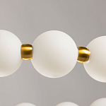 Люстра круглая с матовыми белыми шарами PEARLS Suspension варинант исполнения - 8 | Loft Concept в Воронеже
