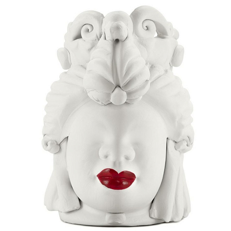 Ваза Vase Moro Lady Small Lipstick Белый Красный в Воронеже | Loft Concept 