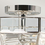 Потолочный светильник шестигранной формы с прозрачными стеклянным плафоном Elstead Lighting варинант исполнения - 6 | Loft Concept в Воронеже