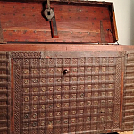 Большой Этнический сундук с металлическим декором  варинант исполнения - 1 | Loft Concept в Воронеже