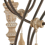 Люстра с состаренными резными элементами Big Graceful Profile варинант исполнения - 2 | Loft Concept в Воронеже