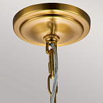 Подвесной светильник латунного цвета с прозрачным стеклянным плафоном Feiss варинант исполнения - 3 | Loft Concept в Воронеже