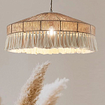 Люстра круглая плетеная с кисточками Dome Sun Glow варинант исполнения - 2 | Loft Concept в Воронеже