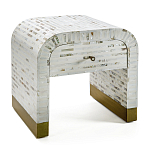 Тумбочка прикроватная Amo Bone Inlay Bedside Almond варинант исполнения - 4 | Loft Concept в Воронеже
