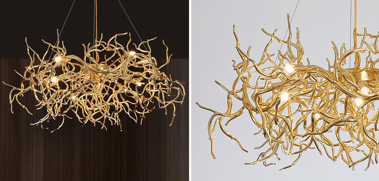 Люстра Felicite Gold Branches Chandelier Люстра Felicite Gold Branches Chandelier - Loft-Concept в Воронеже