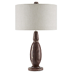 Настольная лампа из мрамора с тканевым абажуром Seductress варинант исполнения - 3 | Loft Concept в Воронеже