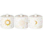 Чайный сервиз из фарфора с рисунком звезд и созвездий на 6 персон 14 предметов Porcelain Astronomy Collection варинант исполнения - 2 | Loft Concept в Воронеже