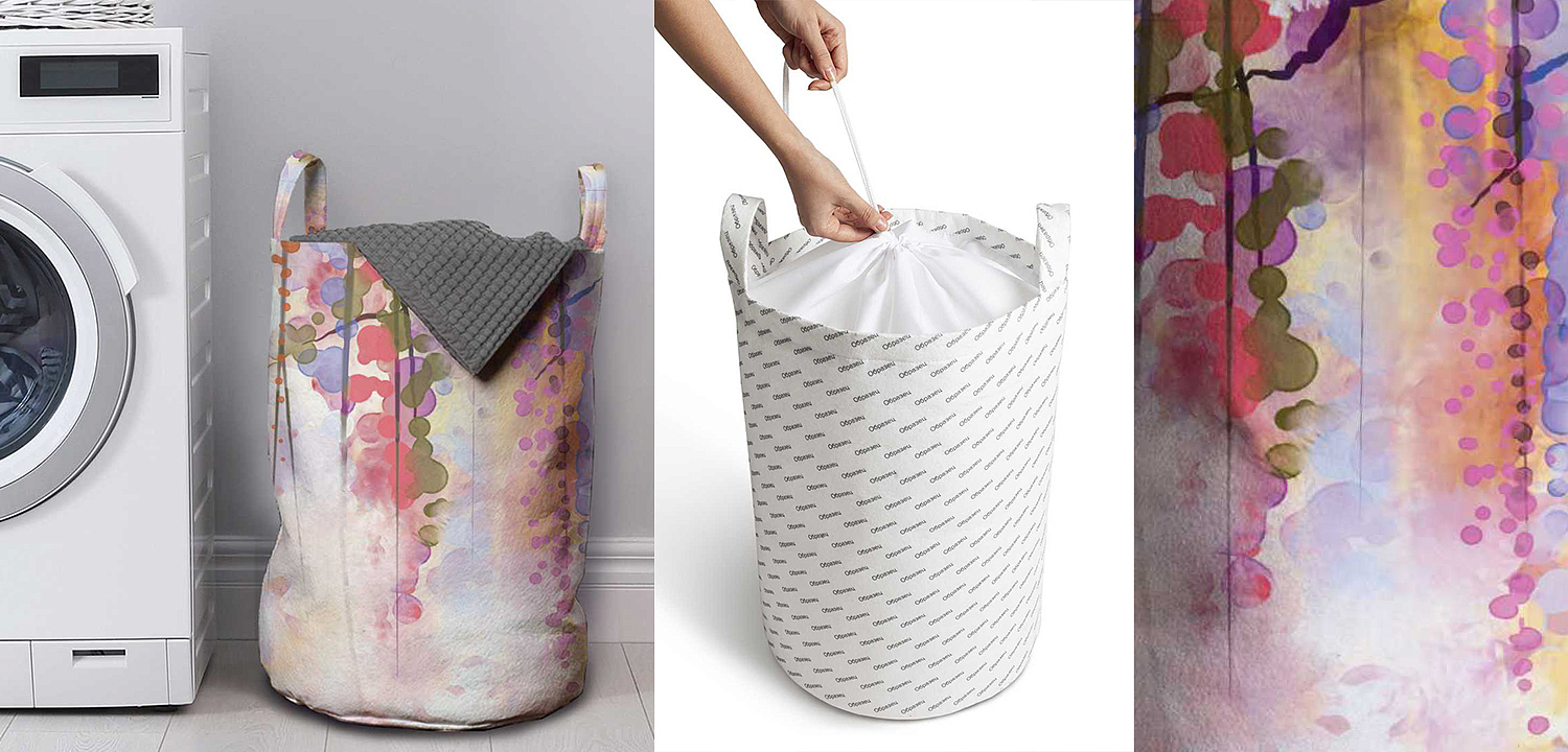 Корзина Purple Watercolor Basket Корзина Purple Watercolor Basket - Loft-Concept в Воронеже