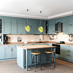 Подвесной светильник со стеклянном плафоном в форме бокала Kaleido варинант исполнения - 33 | Loft Concept в Воронеже