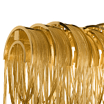 Люстра подвесная с металлическими цепочками и изогнутыми металлическими дугами 72 см Atlantis Chain варинант исполнения - 20 | Loft Concept в Воронеже