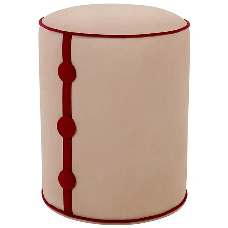 Круглый пуф Olivia Dots Pouf Бежевый Розовый Бирюзовый Зеленый Круглый пуф Olivia Dots Pouf Бежевый Розовый Бирюзовый Зеленый в Воронеже | Loft Concept