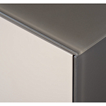 Комод со стеклянной столешницей и с выдвижными ящиками Minimalist Accent варинант исполнения - 3 | Loft Concept в Воронеже