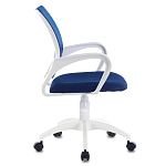 Офисное кресло с основанием из белого пластика Desk chairs Blue варинант исполнения - 3 | Loft Concept в Воронеже