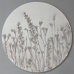 Панно Серые цветы варинант исполнения - 1 | Loft Concept в Воронеже