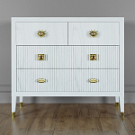 Бельевой Комод с 4 ящиками Elsa Dreams White варинант исполнения - 5 | Loft Concept в Воронеже