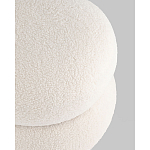 Пуф Полли S тедди белый варинант исполнения - 4 | Loft Concept в Воронеже