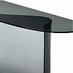 Консоль дымчатого цвета с изогнутым основанием Arabesque варинант исполнения - 1 | Loft Concept в Воронеже