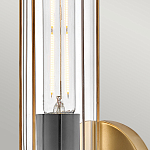 Бра для ванных комнат с прозрачным цилиндрическим плафоном на круглом основании Hinkley варинант исполнения - 4 | Loft Concept в Воронеже