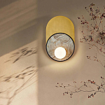 Бра с каменным диском в металлической раме Sandstone Painting варинант исполнения - 5 | Loft Concept в Воронеже