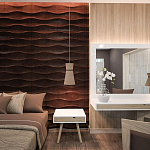 Гипсовая 3D панель с принтографией PM-03 варинант исполнения - 2 | Loft Concept в Воронеже