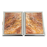 Портсигар на 10 сигарет с газовой зажигалкой из натурального камня Авантюрин Stone Cigarettes Cases варинант исполнения - 4 | Loft Concept в Воронеже