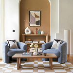 Стол журнальный из массива и шпона дуба Oak Essence Carden варинант исполнения - 6 | Loft Concept в Воронеже