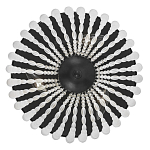 Потолочный светильник круглый с стеклянными бусинами Uniformity варинант исполнения - 1 | Loft Concept в Воронеже