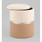 Пуф Mauldine с ящиком бежевый с экокожей варинант исполнения - 2 | Loft Concept в Воронеже