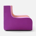 Дизайнерское кресло зеленое Poltronova Sofo Verosa Green Pink Armchair варинант исполнения - 7 | Loft Concept в Воронеже