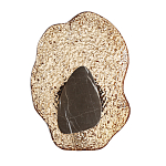 Бра с волнообразным стеклянным плафоном и вставкой из мрамора Liquid Stone варинант исполнения - 6 | Loft Concept в Воронеже