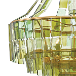 Люстра круглая каскадная Explosion of Green Shades зеленое стекло варинант исполнения - 1 | Loft Concept в Воронеже