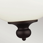 Подвесной светильник с белым стеклянным плафоном в форме шара на цепи Feiss варинант исполнения - 5 | Loft Concept в Воронеже