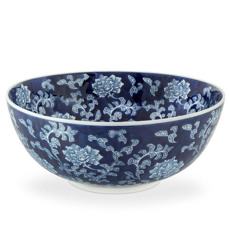 Салатник Bowl Chinoiserie Белый Синий в Воронеже | Loft Concept 