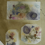 Шкатулка из эпоксидной смолы с цветами белая Epoxy Resin Flowers Box White варинант исполнения - 3 | Loft Concept в Воронеже