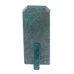 Часы погон ВС подарочные настольные из натурального камня Змеевик Military Clock варинант исполнения - 15 | Loft Concept в Воронеже