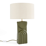 Настольная лампа из керамики и льна Brighter than the Stars варинант исполнения - 2 | Loft Concept в Воронеже