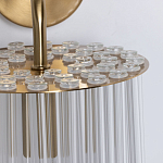 Бра с круглым основанием и длинными прозрачныи стеклянными трубками Nembus варинант исполнения - 4 | Loft Concept в Воронеже