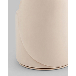 Пуф Loreen со спинкой вращающийся велюр молочный варинант исполнения - 3 | Loft Concept в Воронеже