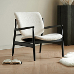 Кресло с каркасом и ножками из древесины и мягкими сиденьем и спинкой Venice варинант исполнения - 6 | Loft Concept в Воронеже