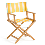 Кресло режиссерское из акации и ткани Geneva варинант исполнения - 6 | Loft Concept в Воронеже